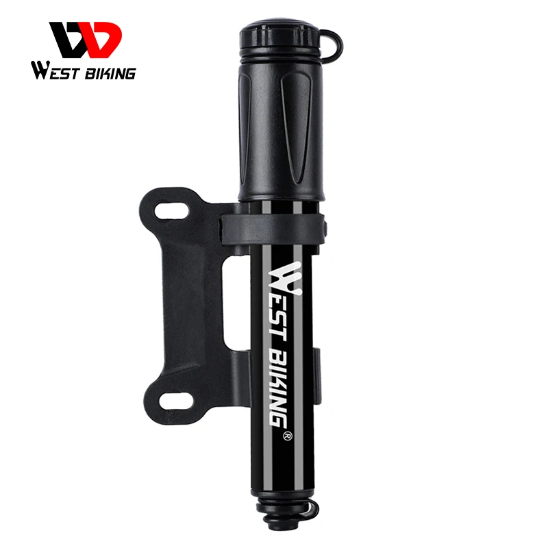 

WEST BIKING Mini Bicycle Pump 120PSI Cycling Hand Air Pump Ball Tire Inflator Schrader Presta Valve MTB Mountain Road Bike Pump