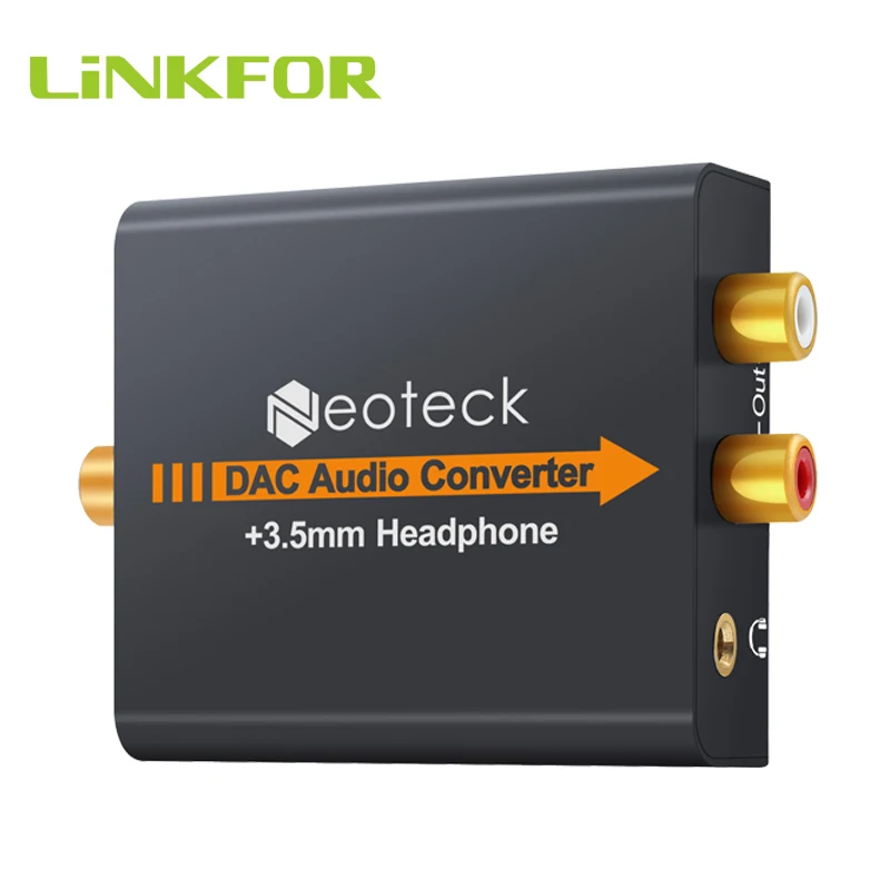 Переходник LiNKFOR для цифрового и аналогового аудио коаксиальный Оптический