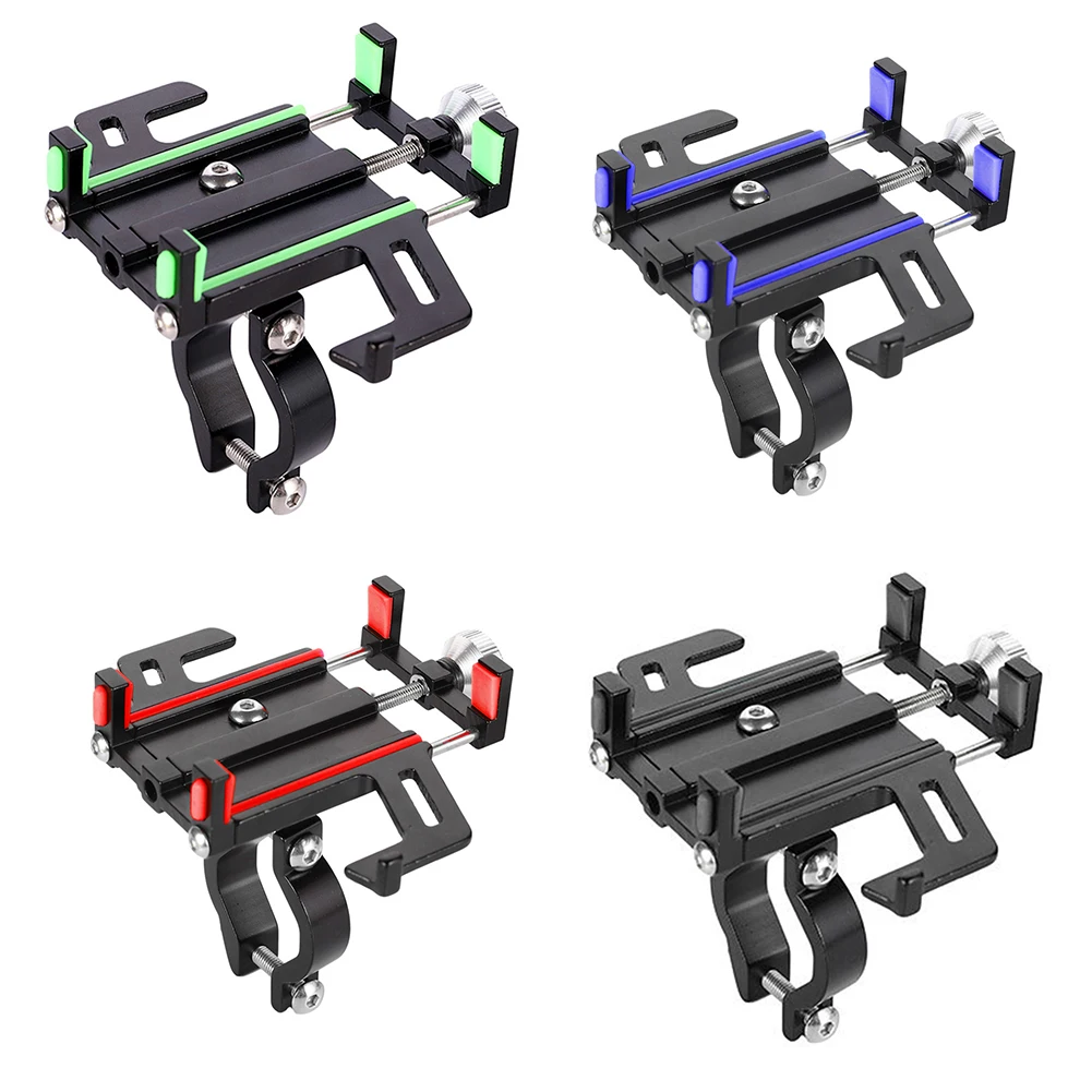 

Aluminum Electric Shockproof Motorcycle Bicycle Equipment Handlebar Mobile Phone Holder Fixed Navigation Bracket Holder Mount