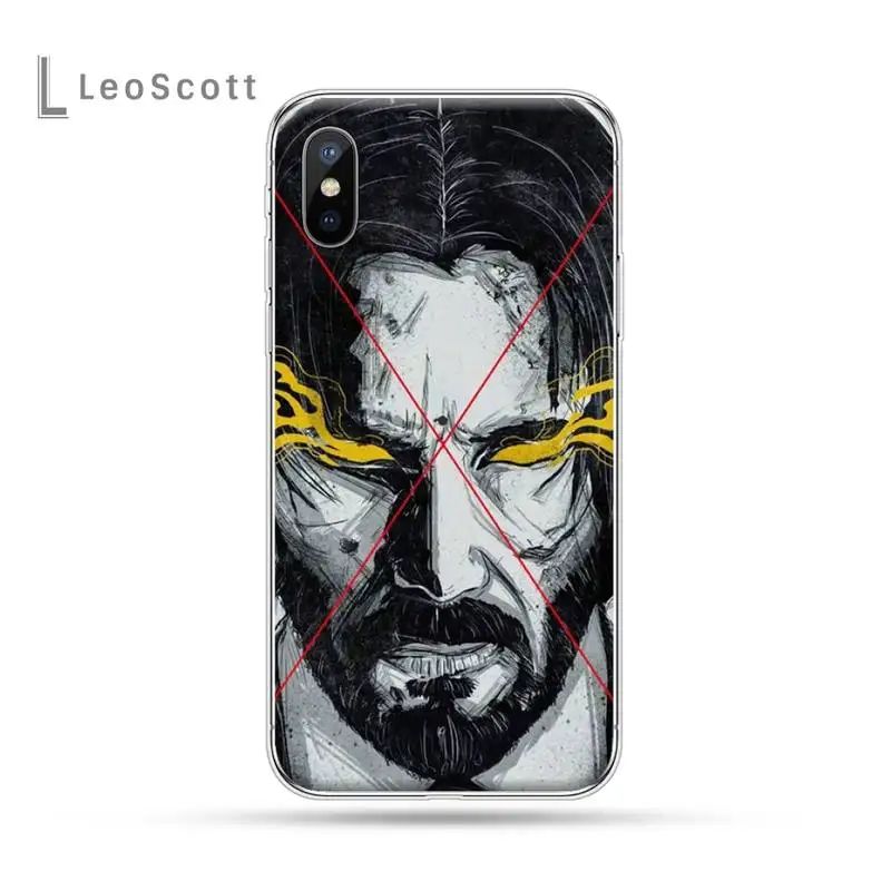 

John Wick famous actor Phone Case For iphone 12 5 5s 5c se 6 6s 7 8 plus x xs xr 11 pro max mini high quality capa