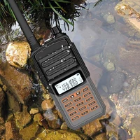 ip65 waterproof walkie talkie 10w 15km long range powerful cb radio vhfuhf portable useuauuk plug hunting ham radio
