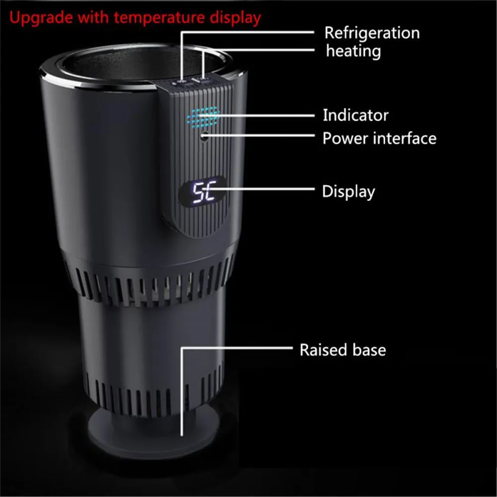

2020 Latest Car Heating And Cooling Cup Household Hot And Cold Cup Car Small Refrigerator Fashion Easy To Carry Milk Cup Heating