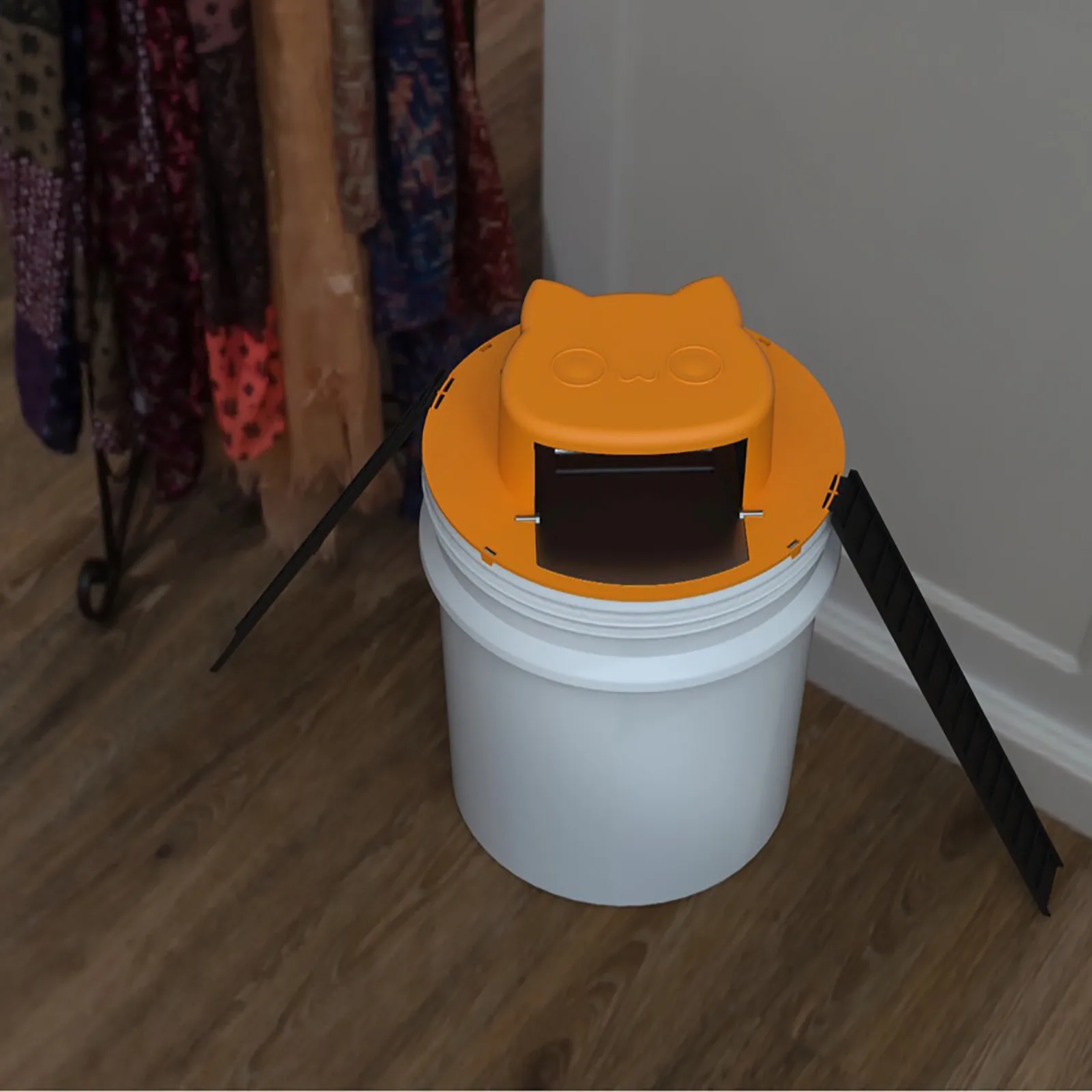 

Reusable Plastic Smart Mouse Trap Flip N Slide Bucket Lid Mouse Rat Mouse Trap Humane Or Lethal Trap Door Style Multi Catch#g3