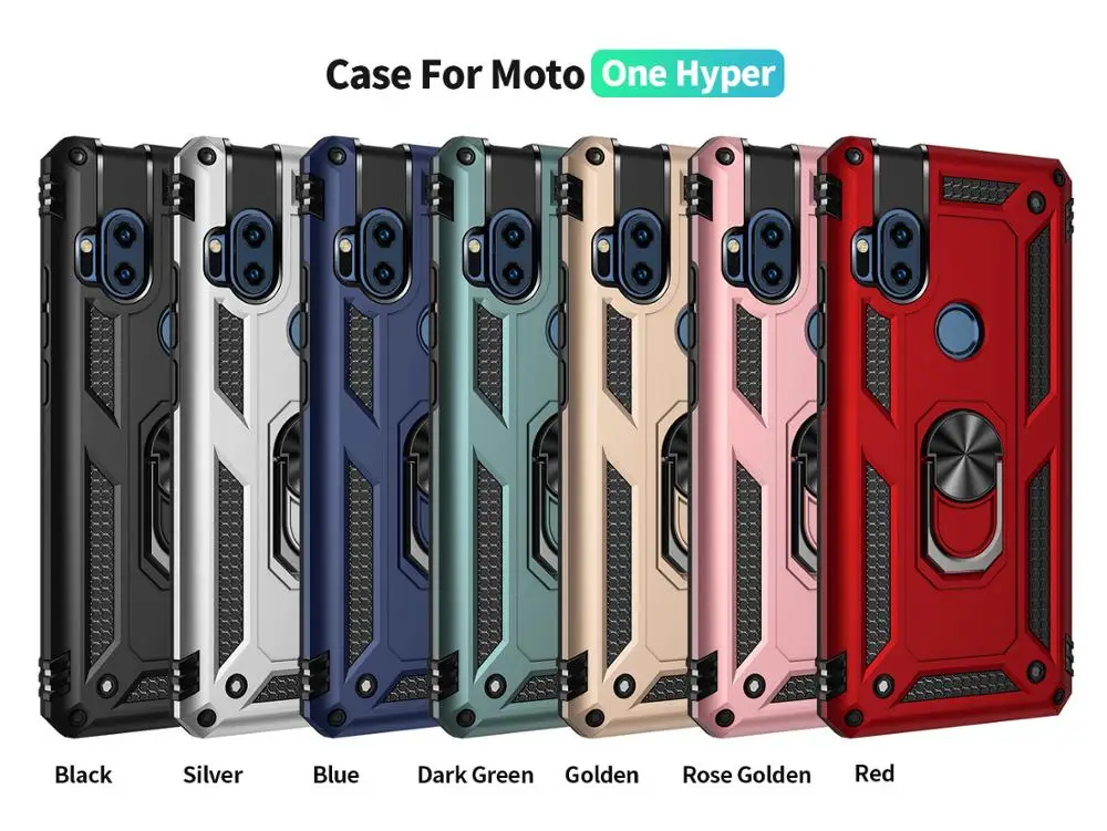 Для Motorola One Hyper Luxury магнитный металлический чехол для Moto Case|Бамперы| |