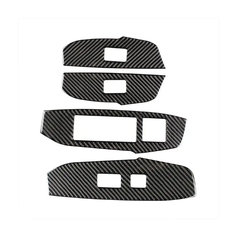 

Glass lifting panel decorative black carbon fiber sticker for Lexus NX 200 200t 300h