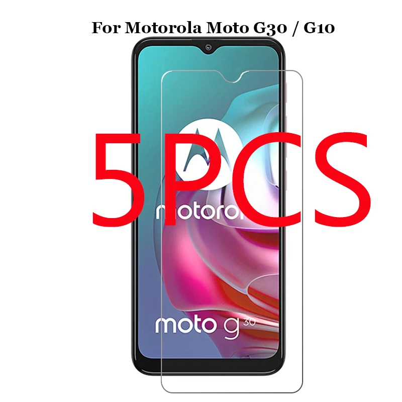 

Защитное закаленное стекло 2.5D для Motorola Moto G30 G40, 5 шт.