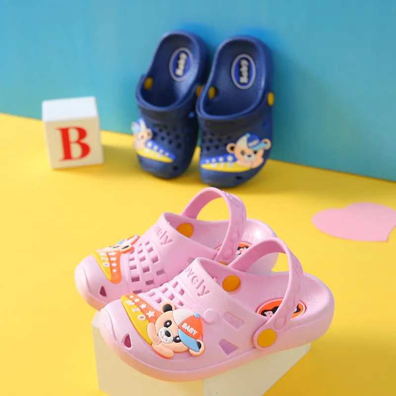 Детская обувь Милые детские сандалии для мальчиков Летние пляжные маленьких