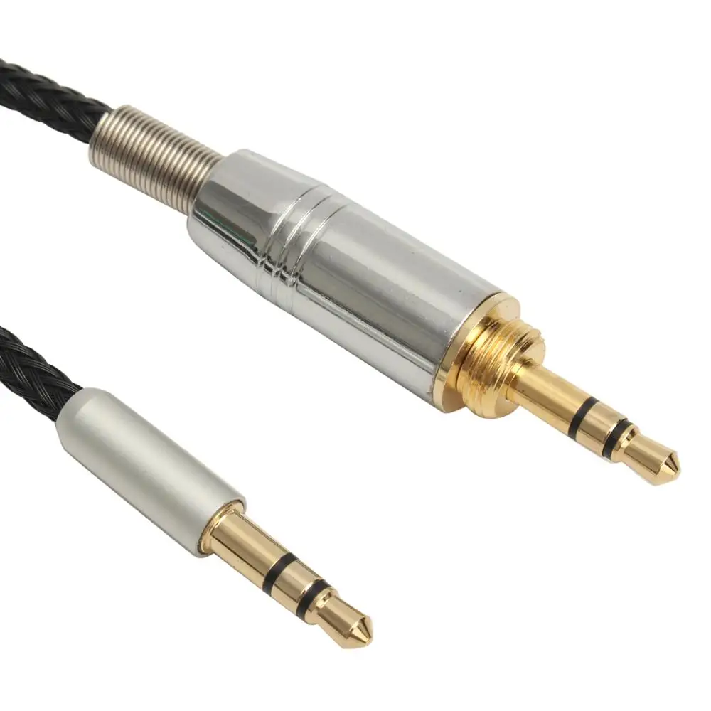 OFC нейлоновый Плетеный сменный стерео аудио кабель удлинитель провод для