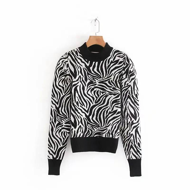 Осенний пуловер женский свитер 2019 вязаный джемпер Повседневный круглый вырез