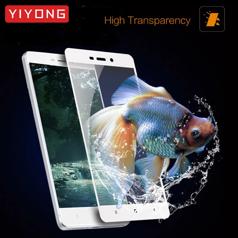 Защитное стекло YIYONG на весь экран для Xiaomi Redmi 4X закаленное Xiomi Pro Защитная пленка