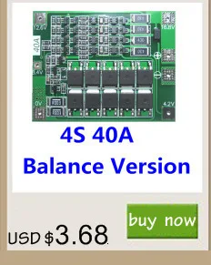 3S 60A BMS плата/li-ion 12,6 V 18650 BMS PCM плата защиты аккумулятора для литий-ионного аккумулятора с балансом