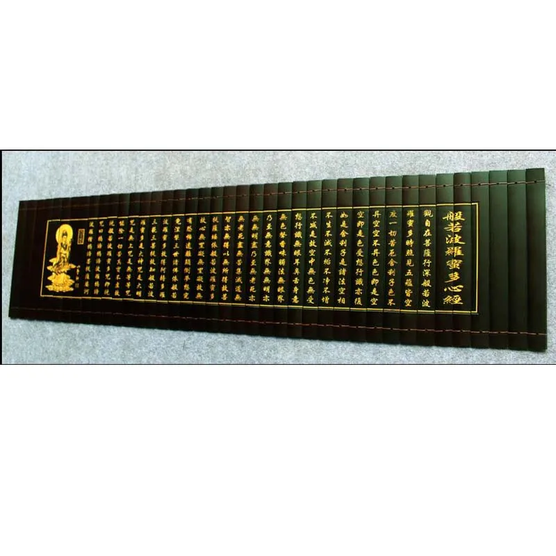 

Chinese Classical Bamboo Scroll Slips Famous Of Buddhist books