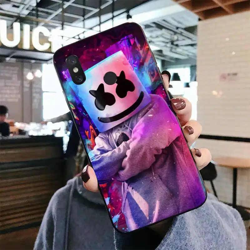 

DJ marshmallow Phone Case for Xiaomi mi 5 6 8 9 10 lite pro SE Mix 2s 3 F1 Max2 3
