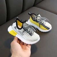 2020 spring and autumn wild childrens shoes net red baby shoes boys sports shoes girls fly woven breathable mesh coconut shoes