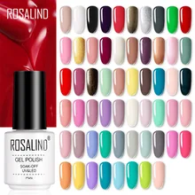 ROSALIND-esmalte en Gel semipermanente para uñas, barniz híbrido para manicura, Base superior, UV, LED, 89 colores