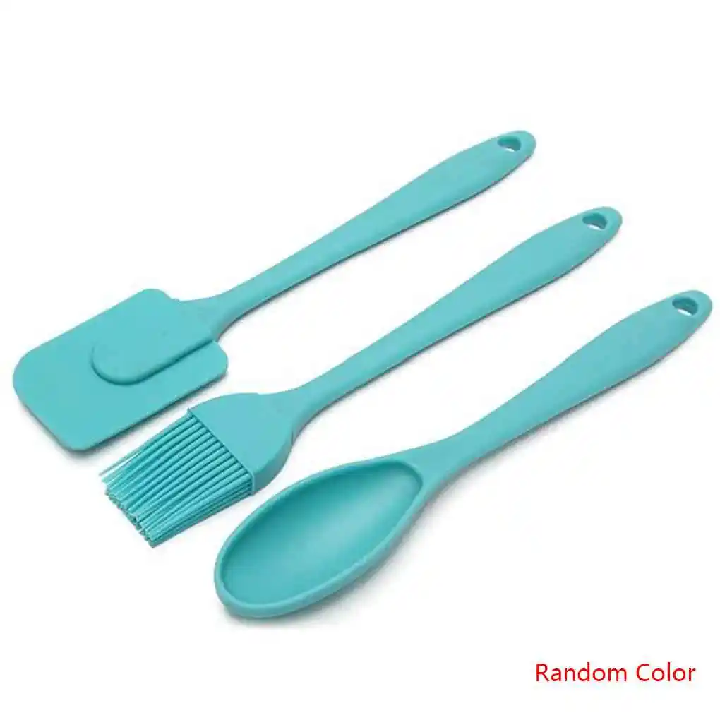 3 шт./компл. силиконовая лопатка кисть ложка посуда Кухня выпечка для