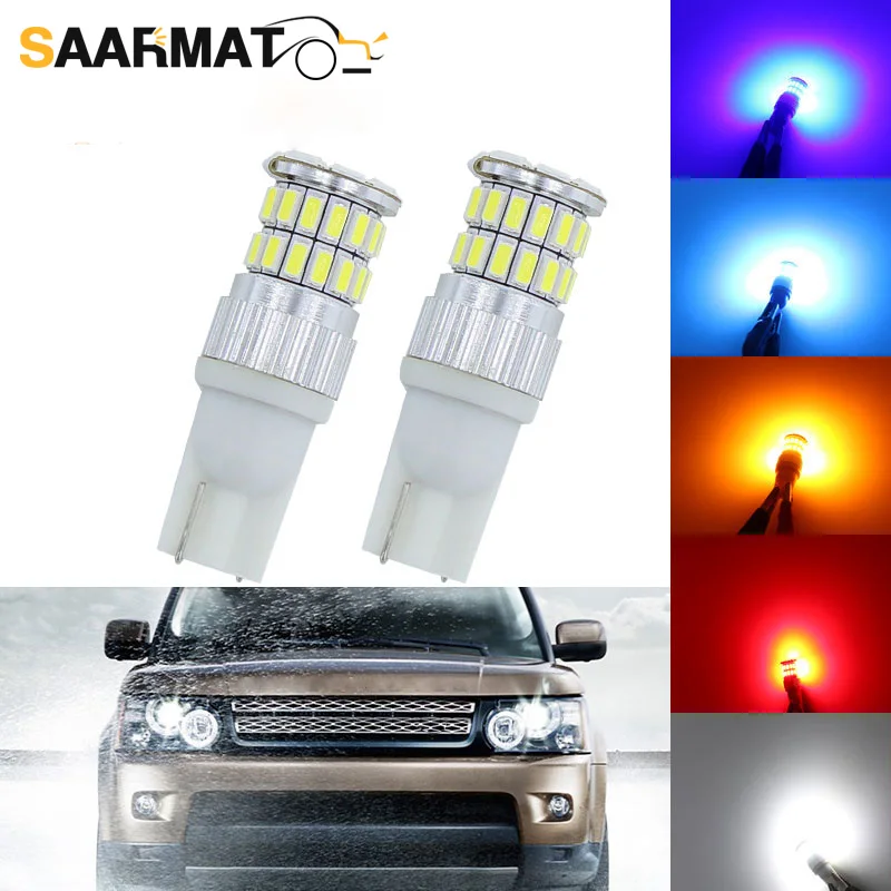 2Pcs Clearance Lights T10 W5W 194 168 LED Car Turn Signal Bulb For Land Rover v8 discovery 4 2 3 x8 freelander defender A8 a9 | Автомобили