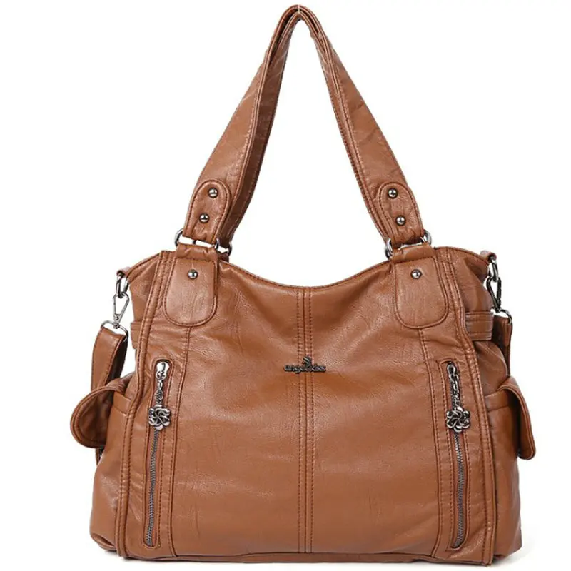 Женская сумка кожаные сумки большая через плечо для женщин 2020 новый кошелек