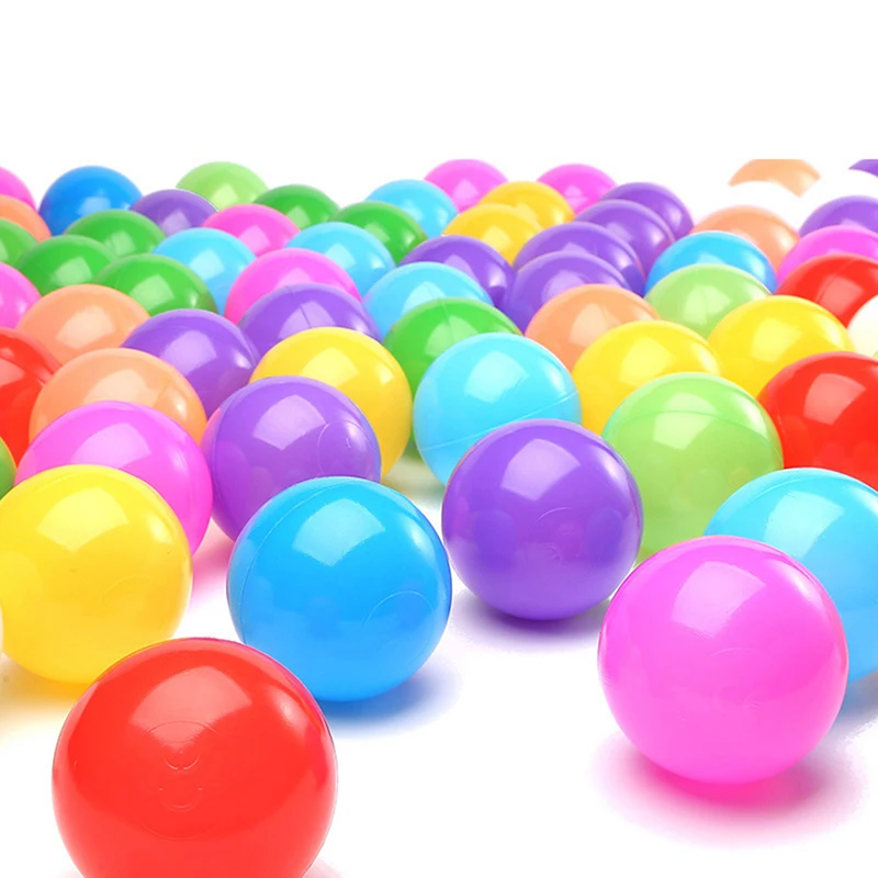 

100 шт./лот разноцветные океанские шары 5,5 см пластиковые безопасные Мячи Bobo уличные игры игрушки 5,5 см утолщенные Детские шары для бассейна о...