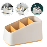 1pc multi purpose box exquisite desktop storage basket useful four grid box