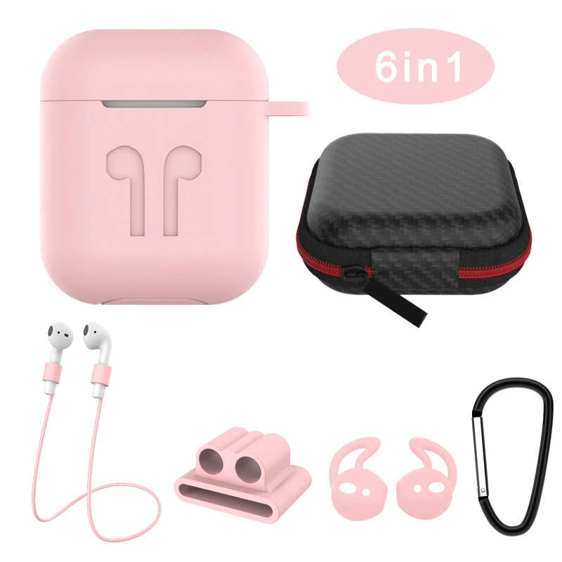 6 в i идеальный чехол для airpods 2 1 чехол противоударный для Apple Air pods 1 защитный чехол для наушников водонепроницаемый чехол s Аксессуары