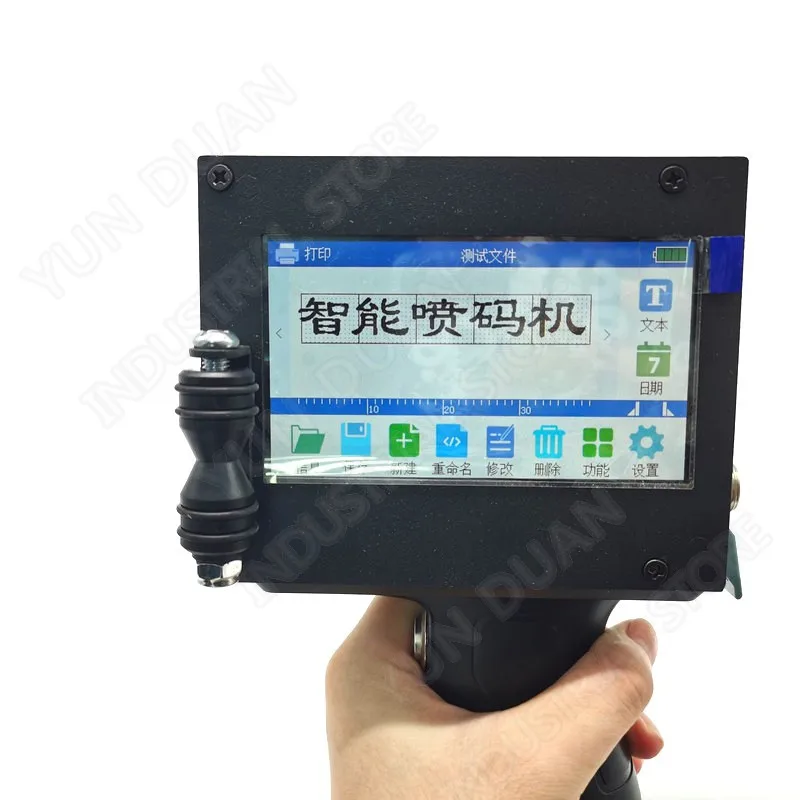 Многоязычный 12 7 мм ручной сенсорный струйный принтер лазерная маркировочная