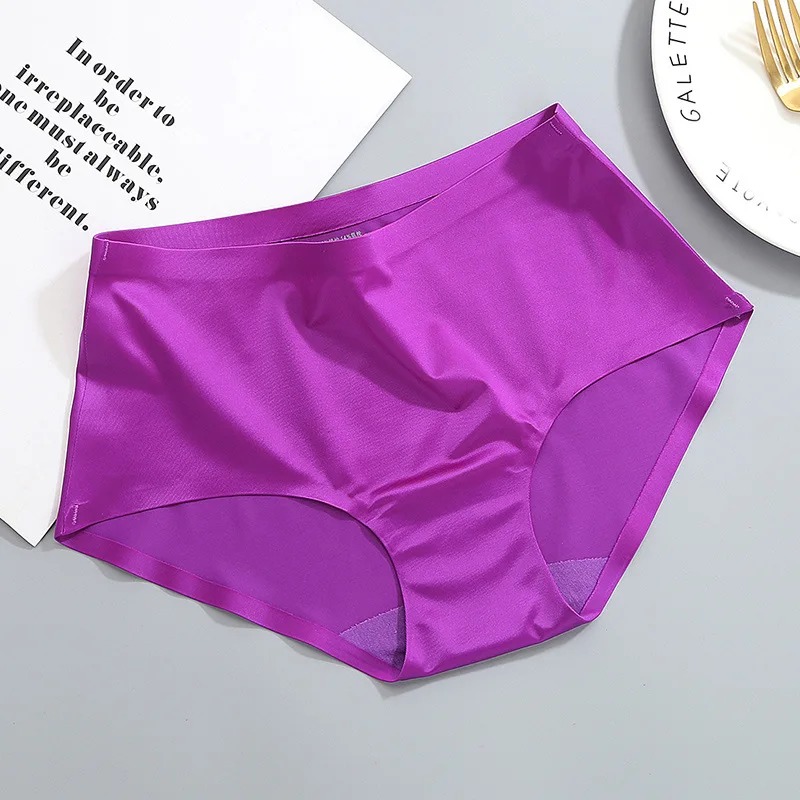 luxury color one-piece seamless women's underwear comfortable and breathable seamless middle waist briefs multi-color optional