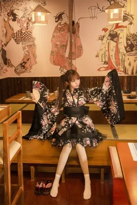 Кимоно в стиле аниме для косплея девочек | Тематическая одежда и униформа