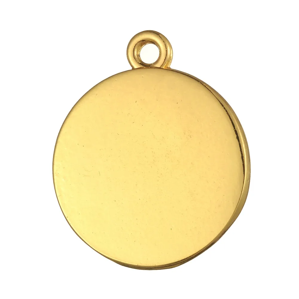 Skyrim полированные Пустые Подвески Сделай Сам гравировка серебряный золотой кулон