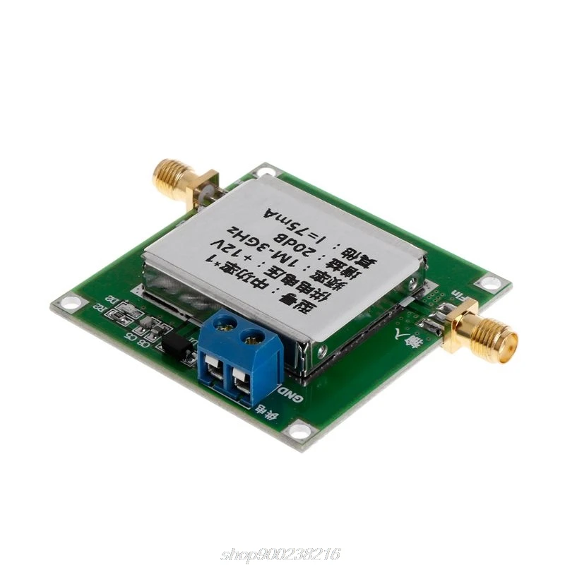 

1-3000MHz 2.4GHz 20dB LNA RF Broadband Low Noise Amplifier Module UHF HF VHF F26 21 Dropshipping