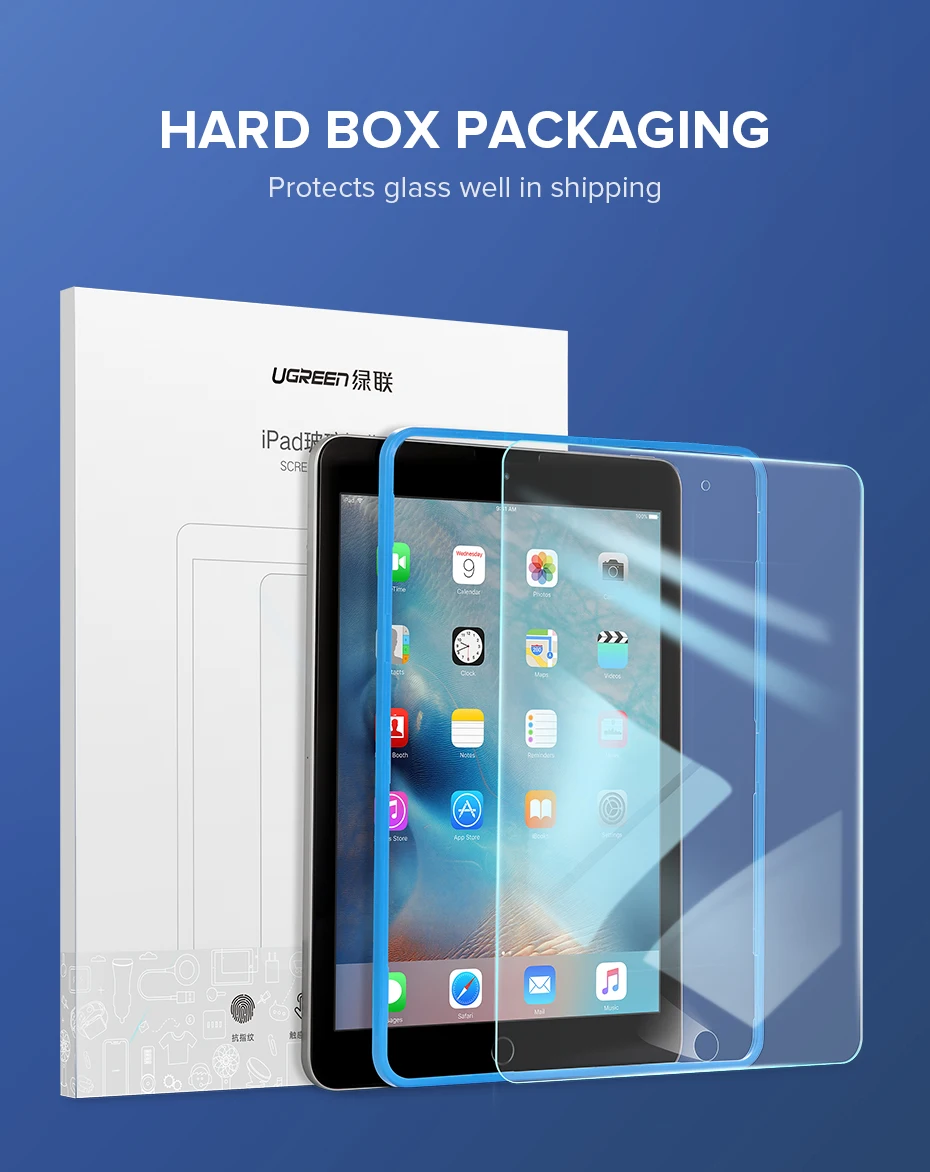 Защитное стекло для экрана Ugreen для iPad Air Pro 9,7 дюймов, Защитное стекло для экрана для iPad