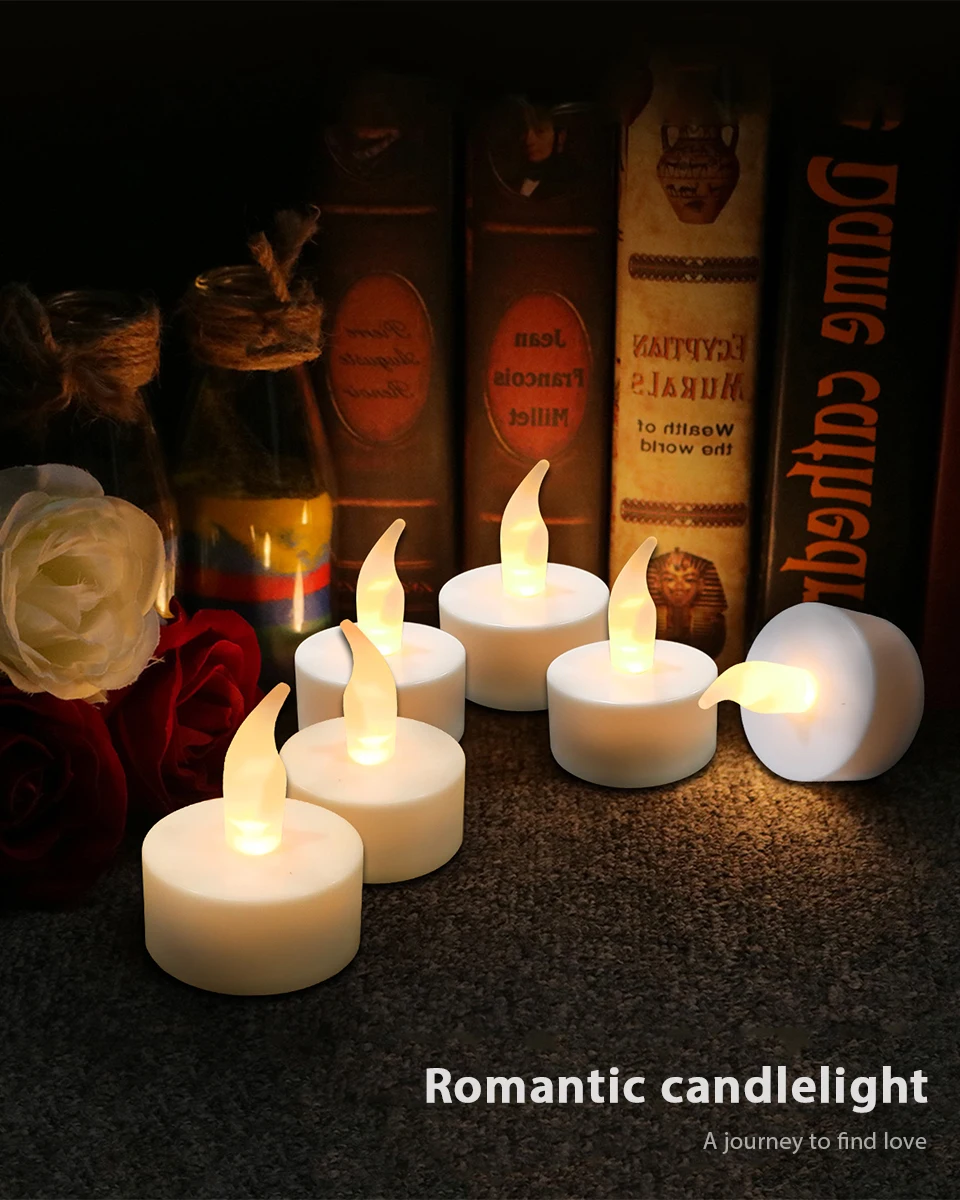 CHIZAO светодиодный светильник для чая, свечи, дом, светодиодный, velas, светодиодная батарея, беспламенные Свечи, лампа для церкви, домашний декор, освещение