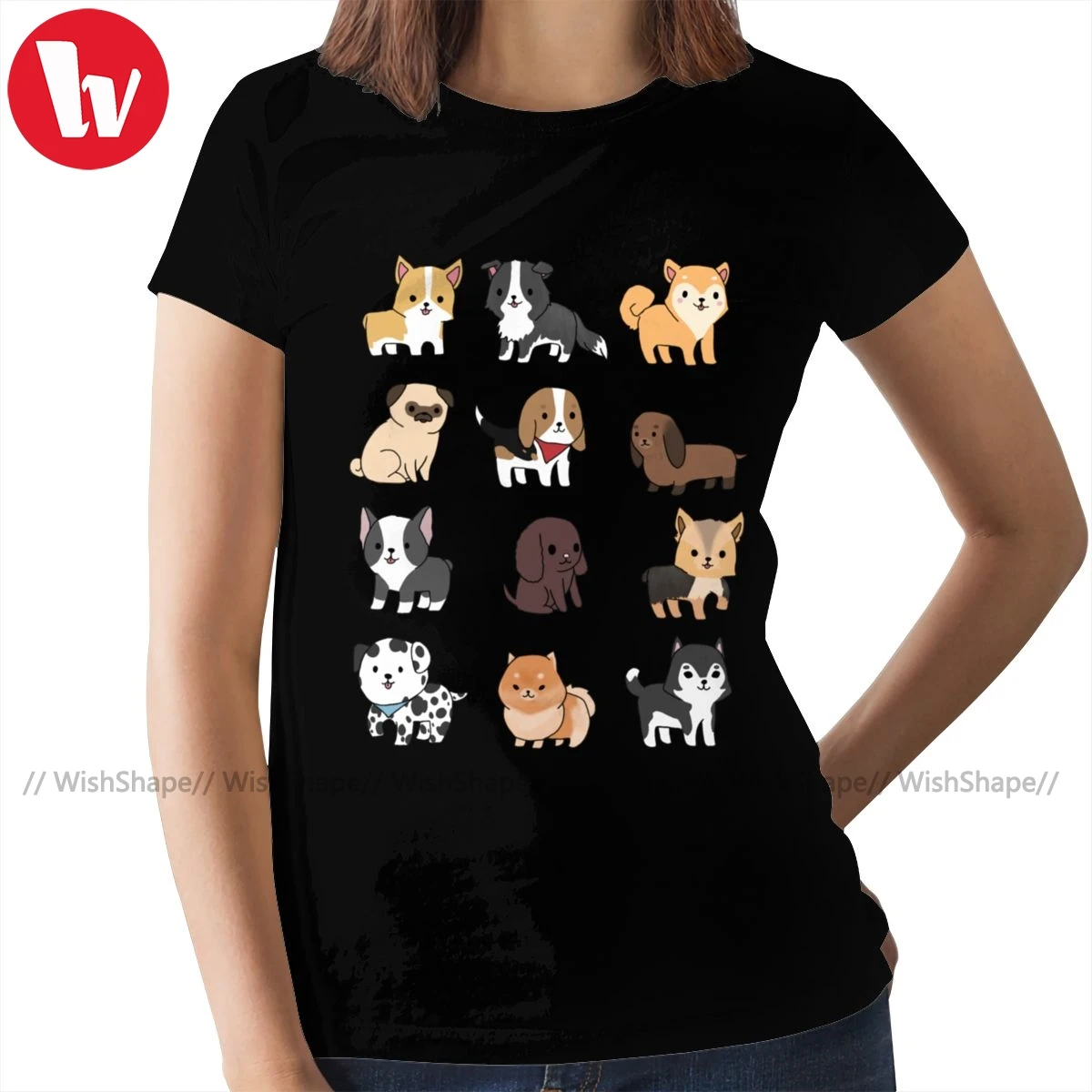 

Женская футболка с коротким рукавом, 100 хлопок