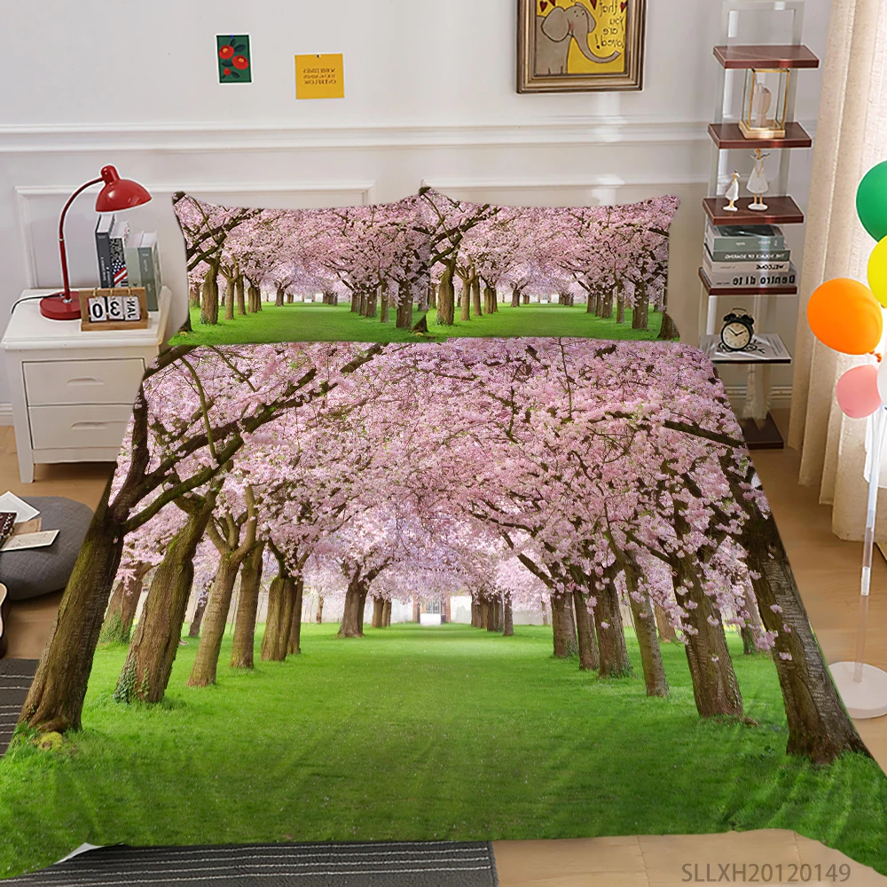 

Home Textile 3D Bed Set Luxury Duvet Cover Set Flower Print King Queen Full Double Size Bedroom Decoration 2/3 Pcs Dropship