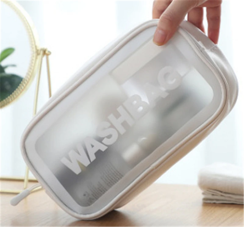 Прозрачные сумочки из ПВХ Дорожная косметичка-органайзер косметичка для