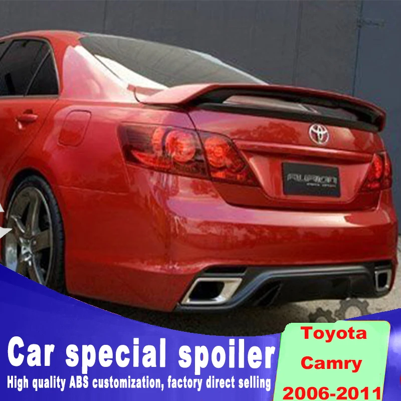 

Красный светоотражающий спойлер на фонарь для toyota camry, спойлер с 2006 по 2011 год, высококачественный АБС-пластик, праймер с задним рукавом, цвет...
