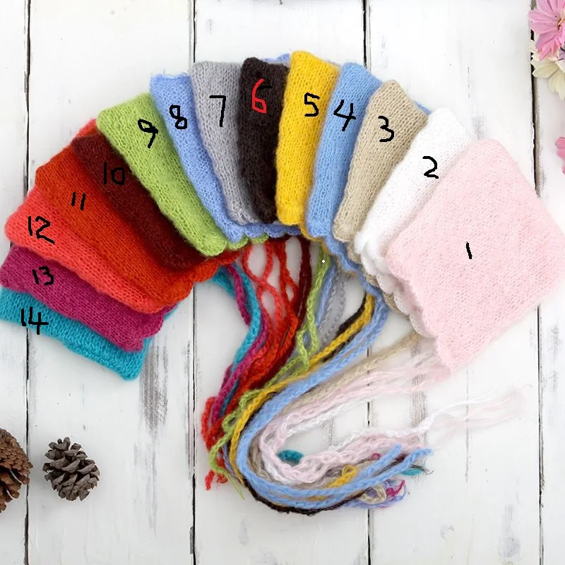 

Soft Knitted Baby Hat Newborn Photo Props Caps Solid Color Infant Boy Girl Crochet Beanie Autumn Winter Xmas Bonnet Accessories
