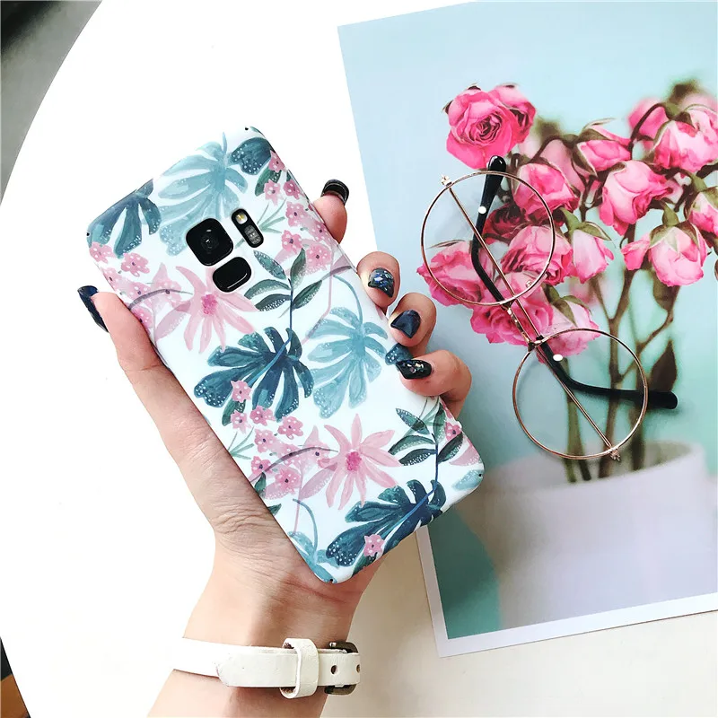 DCHZIUAN чехол с листьями для samsung Galaxy S10, S9, S8 Plus, NOTE 8, 9, 10, жесткий чехол для телефона из поликарбоната, чехол для samsung Galaxy S8, S9