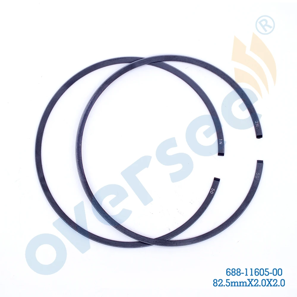 688 11605 поршневых колец + 0 50 для YAMAHA подвесной Запчасти 2T 75HP 85HP 90HP 00 03 Parsun T85 A0 82 5
