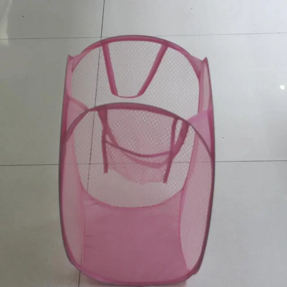 6 цветов сетчатая корзина для белья складная хранения Складная всплывающая