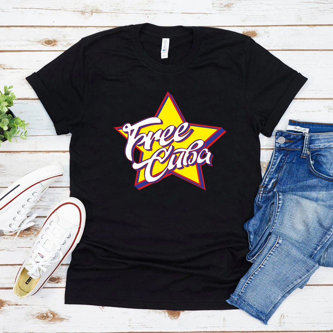 

Free Cuba Shirt Cuba Short Sleeve Unisex T-Shirt Human Rights Tshirt Summer Crewneck Tops Fashion Streetwear Women Tees