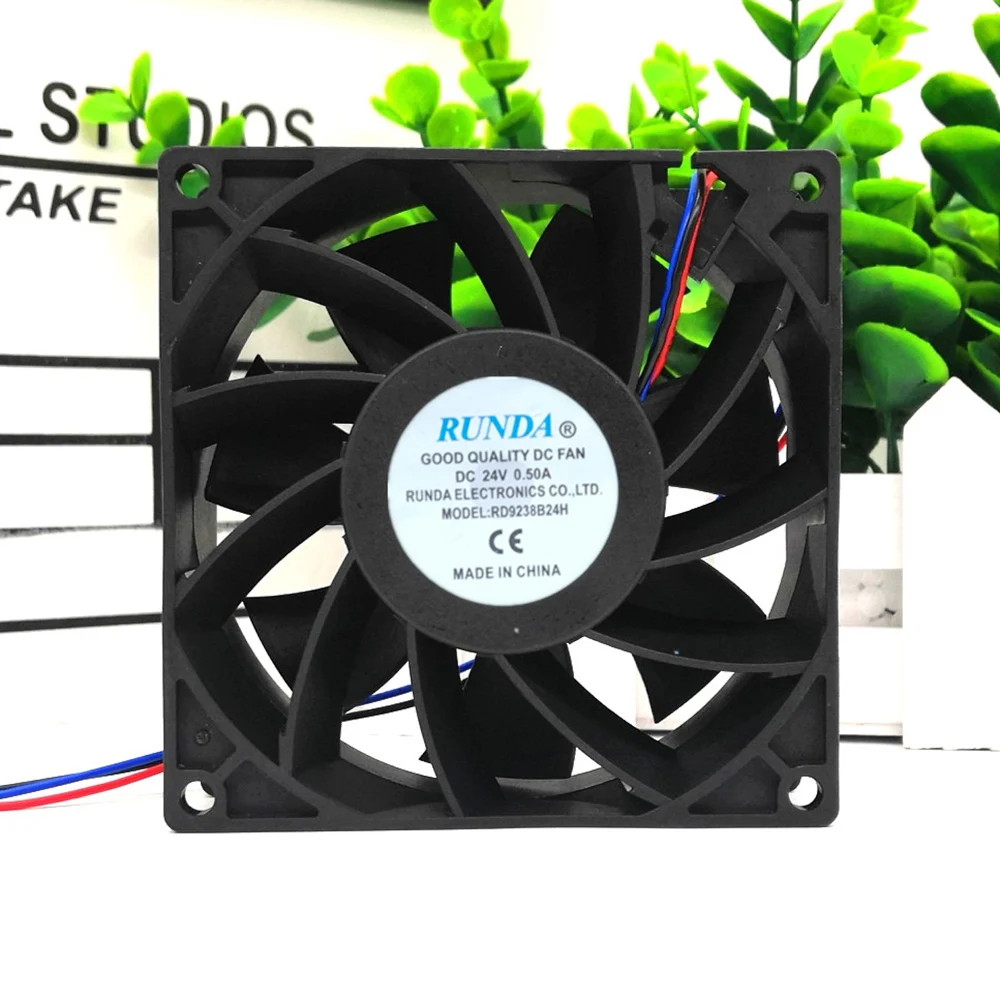 

For RUNDA 9038 90X90X38MM DC 24V 0.50A GOOD QUALITY Cooling FAN RD9238B24H