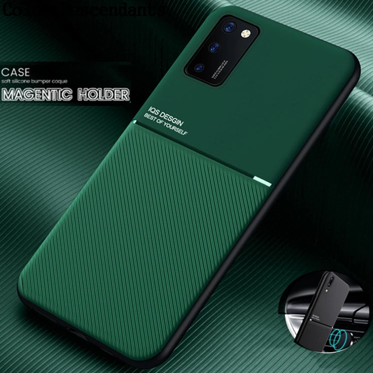 Для Samsung A02S чехол A02 S роскошный Магнитный автомобиль пластины Мягкая обложка для Samsung Galaxy A02S A 02 S SM-A025F чехол для телефона из кожи на основе