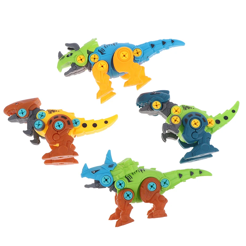 1 шт. детский самодельный разборный винт гайка Комбинированный сборка динозавр