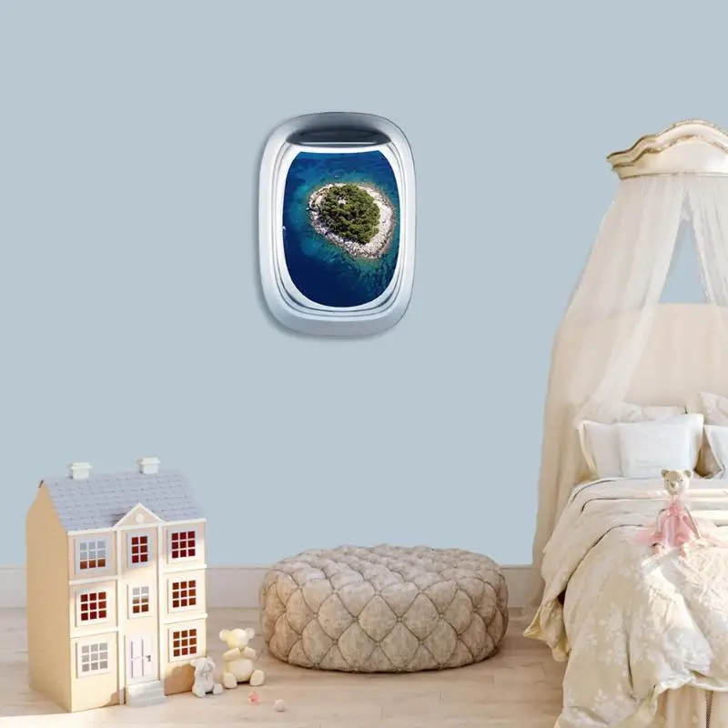 ПВХ плесени доказательство стикер на стену ночной небо остров снег горы