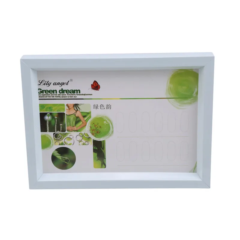 Цветной лак для ногтей с цветными карточками полноцветная стойка карт