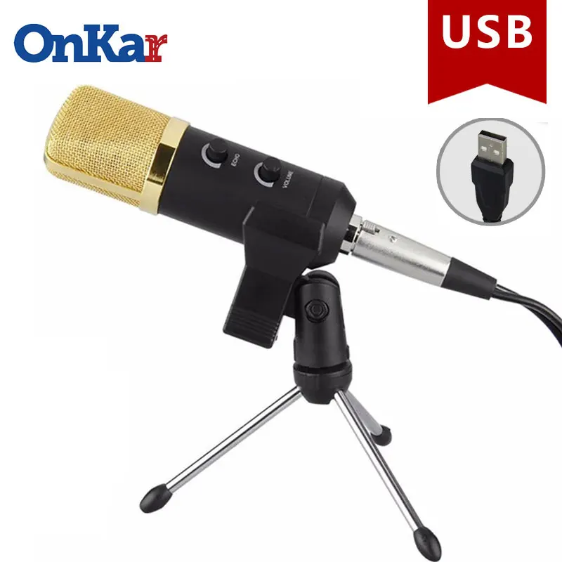 

Профессиональный конденсаторный USB-микрофон для прямой трансляции в Интернете, микрофон для YouTube, KTV, ПК, компьютера, караоке, ноутбука