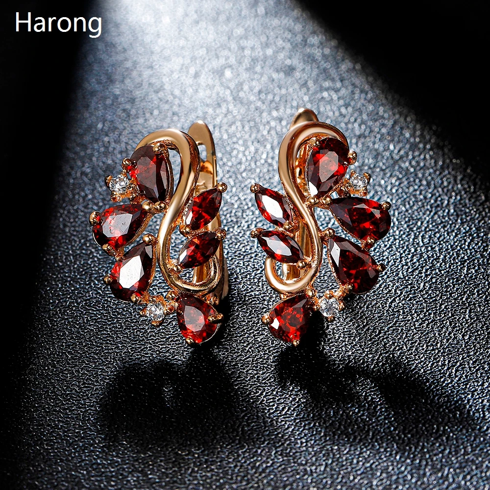 

AAA Luxury Quality Cubic Zirconia Stud Earrings Cute Small Female Jewelry Accessories Earrings For Woman Aesthetic Party Gifts