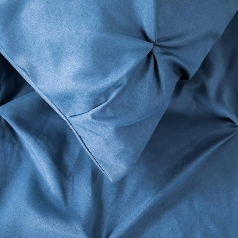 

50 2/3 Pcs/set Handmade Pinch Pleated Duvet Cover with Zipper Closure 100% Microfiber Bedding Set US EU Sizes NO SHEET