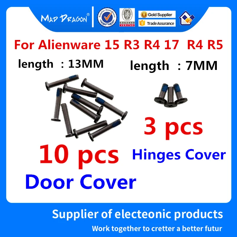 Крышка двери нижней панели доступа для ноутбука 10 винтов/петель крышка 3 винта Dell